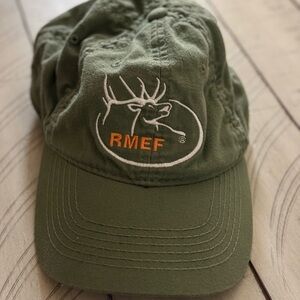 Rocky Mountain Elk Foundation Green Cap with Embroidered Logo